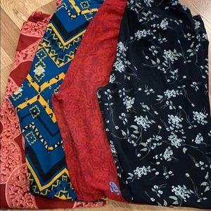 Lot of 4 lularoe TC leggings